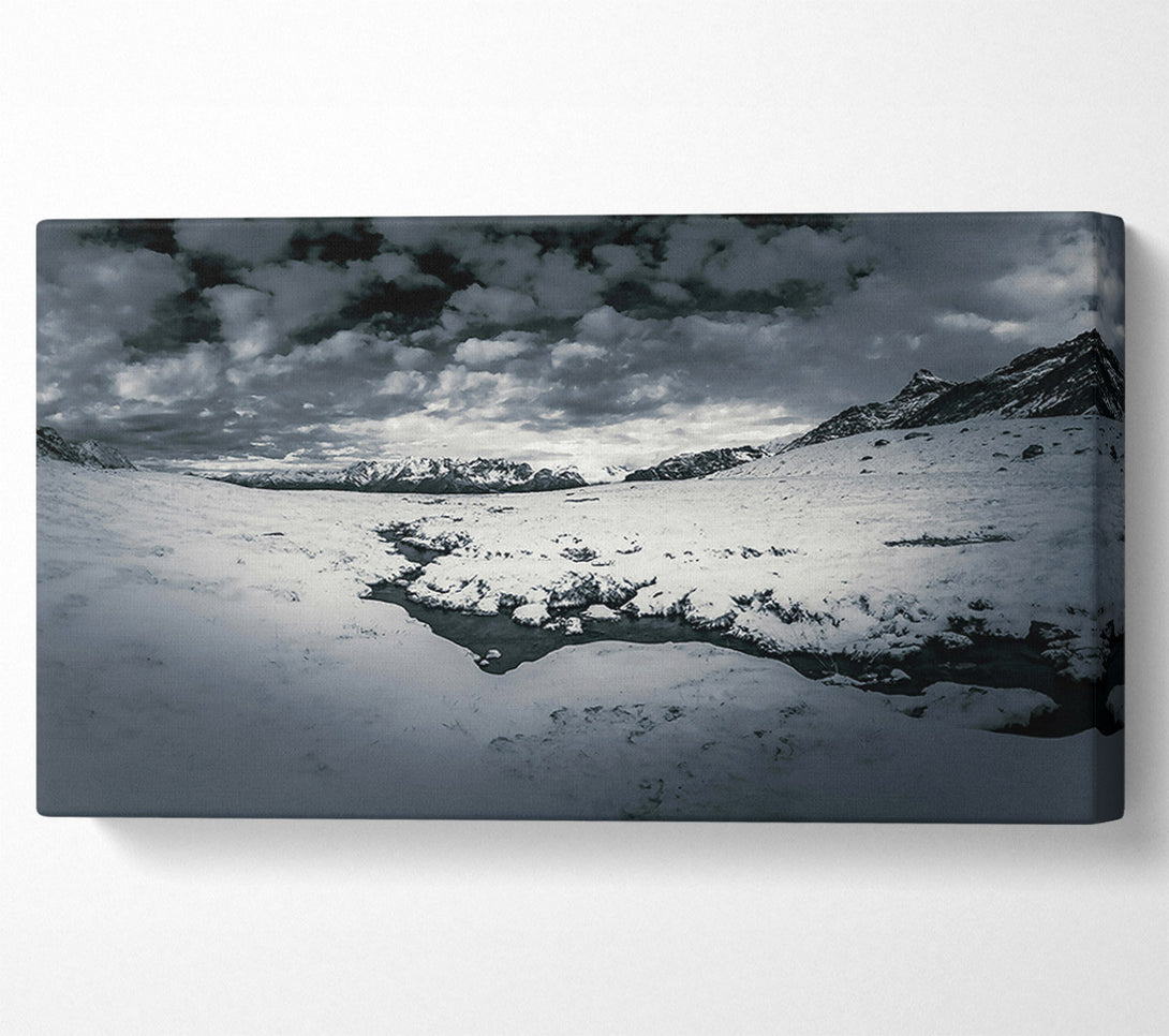 A Canvas Print of White Mountain Stream Canvas Art