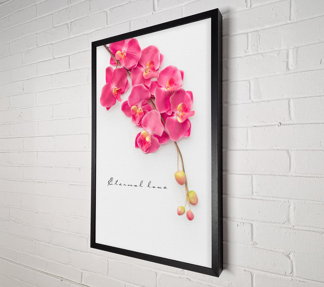  A Canvas Print of Eternal Love Flowers Canvas Art