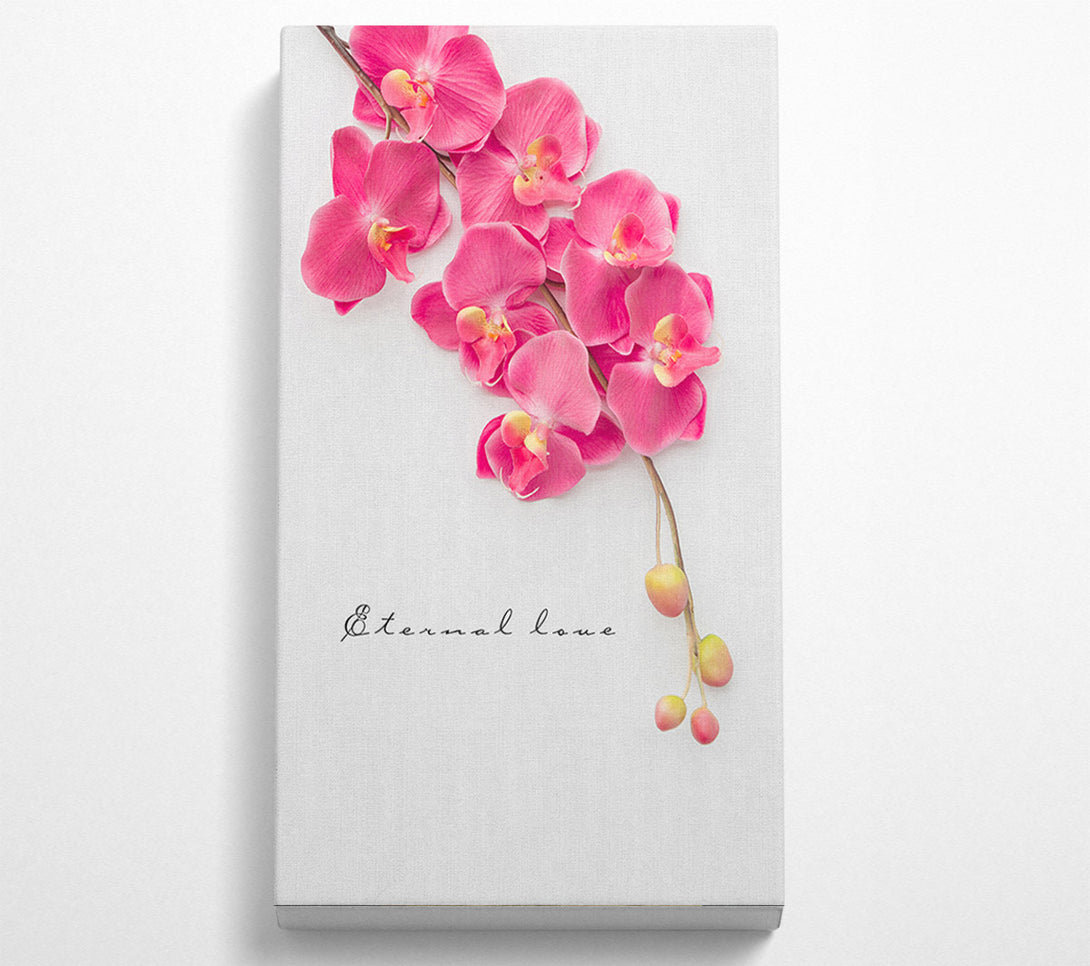  A Canvas Print of Eternal Love Flowers Canvas Art