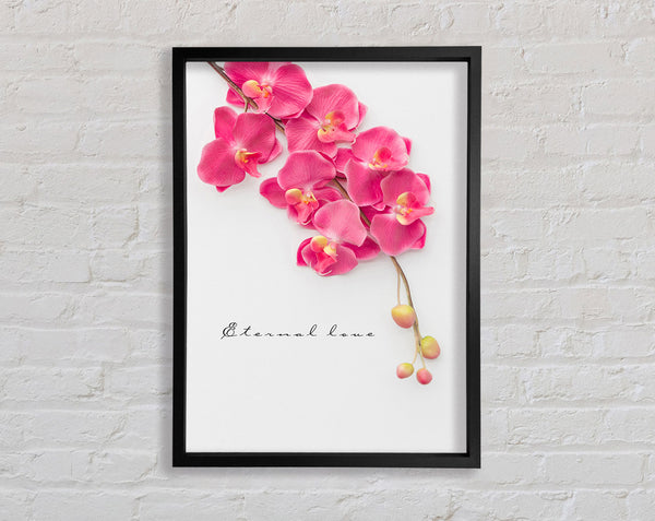 Eternal Love Flowers Framed Print