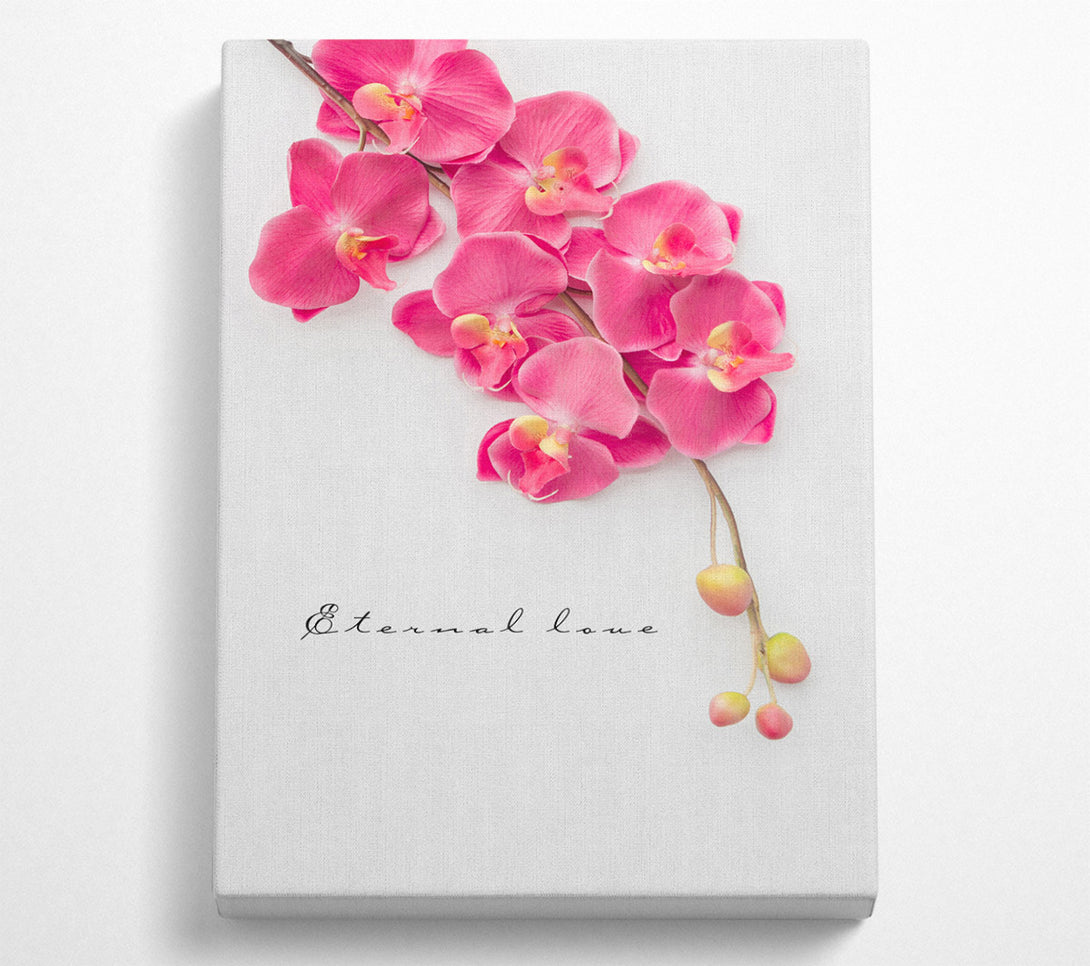  A Canvas Print of Eternal Love Flowers Canvas Art