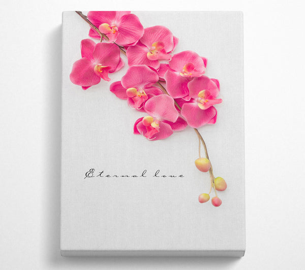  A Canvas Print of Eternal Love Flowers Canvas Art
