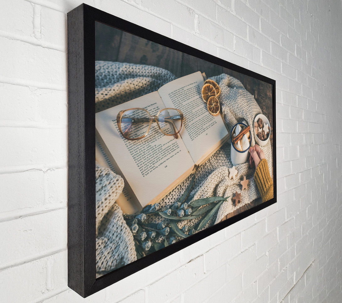  A Canvas Print of Warm White Winter Drink Canvas Print