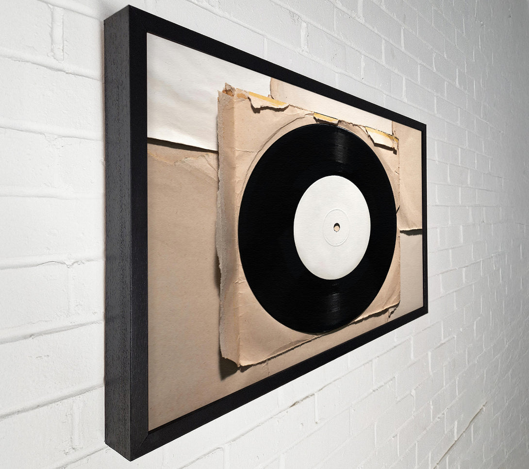  A Canvas Print of Black Vinyl Silence Canvas Art