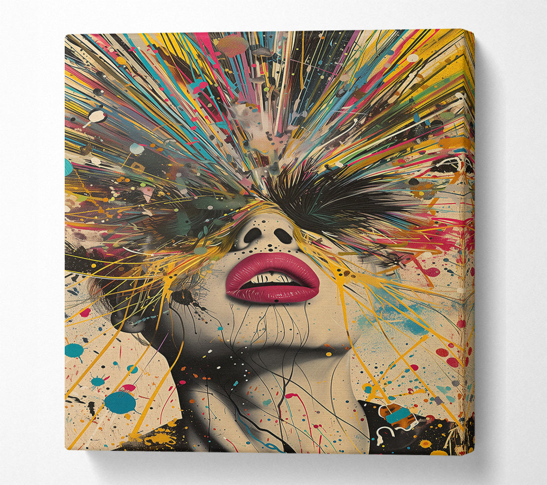  A Canvas Print of Explosion Of The Mind Canvas Wall Art