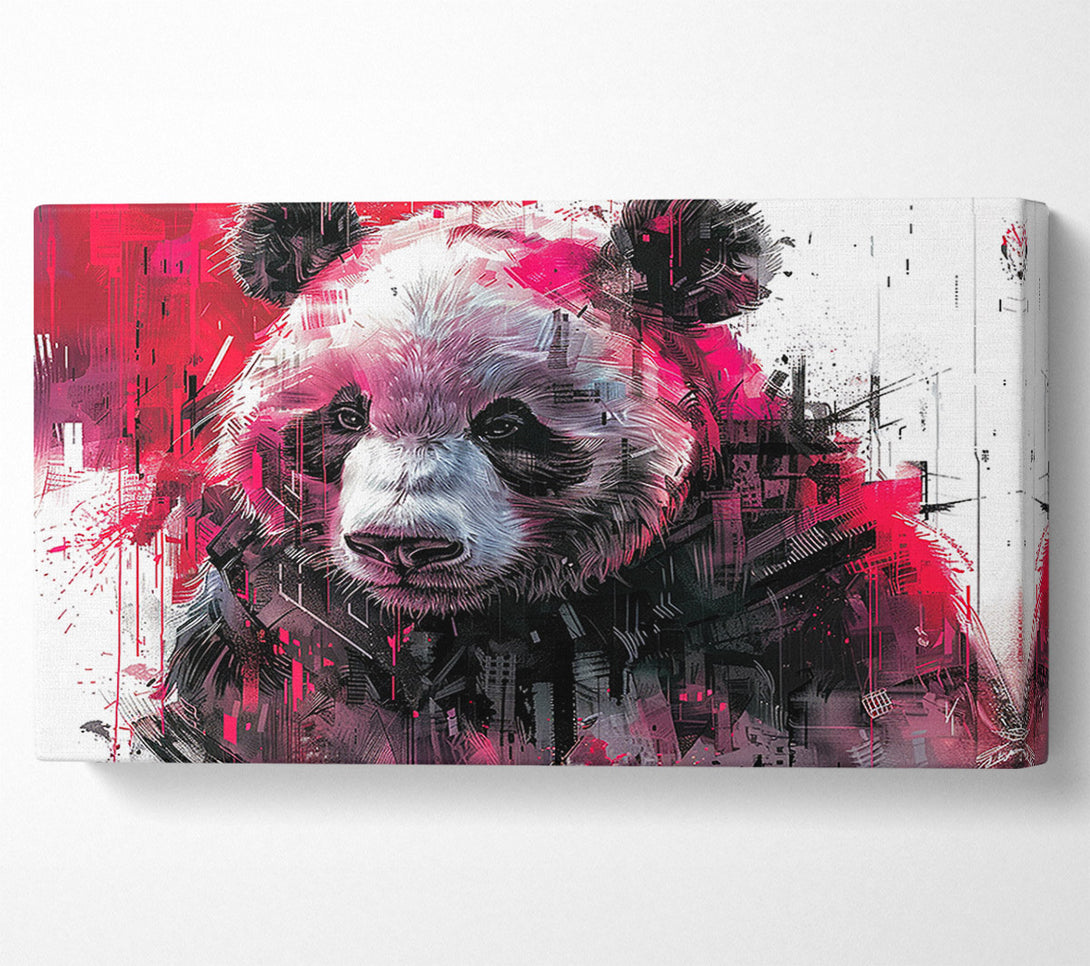  A Canvas Print of Expressionist Panda Canvas Print