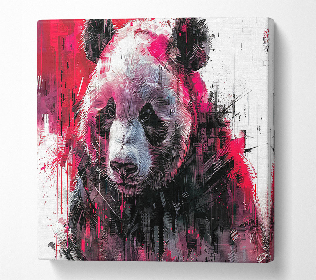  A Canvas Print of Expressionist Panda Canvas Print