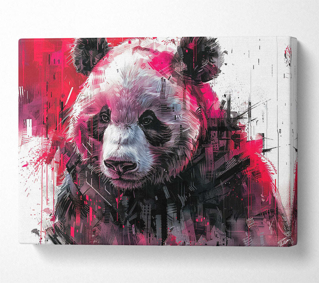  A Canvas Print of Expressionist Panda Canvas Print