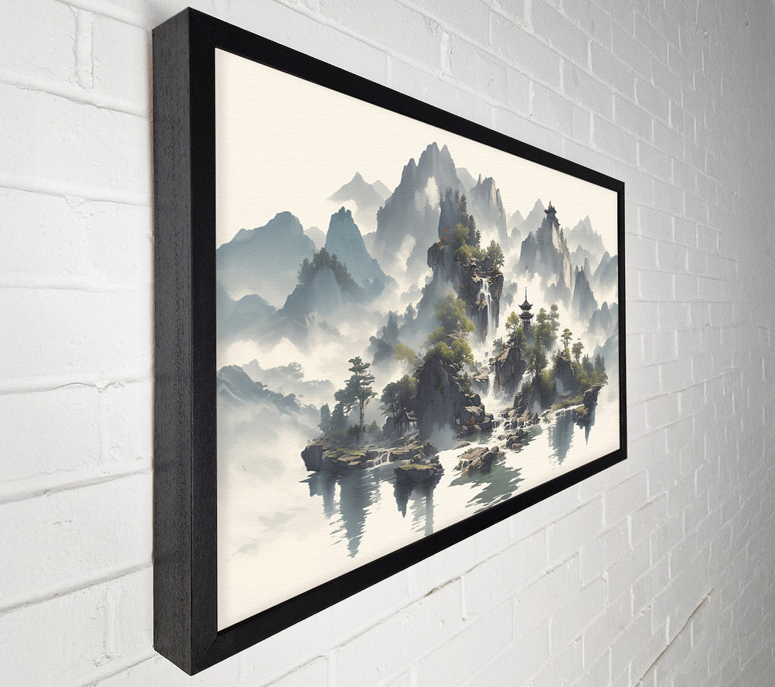 A Canvas Print of Gray Mountain Retreat Canvas Wall Art