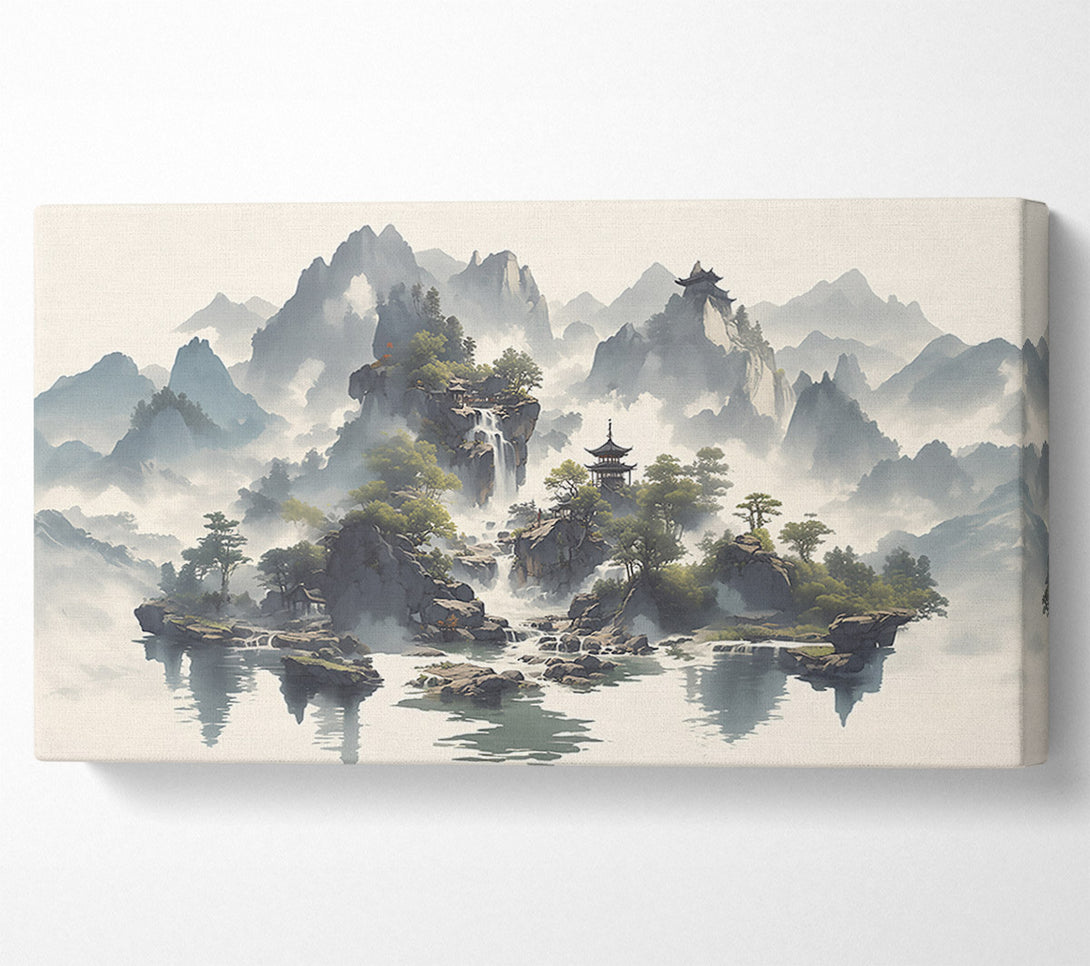  A Canvas Print of Gray Mountain Retreat Canvas Wall Art