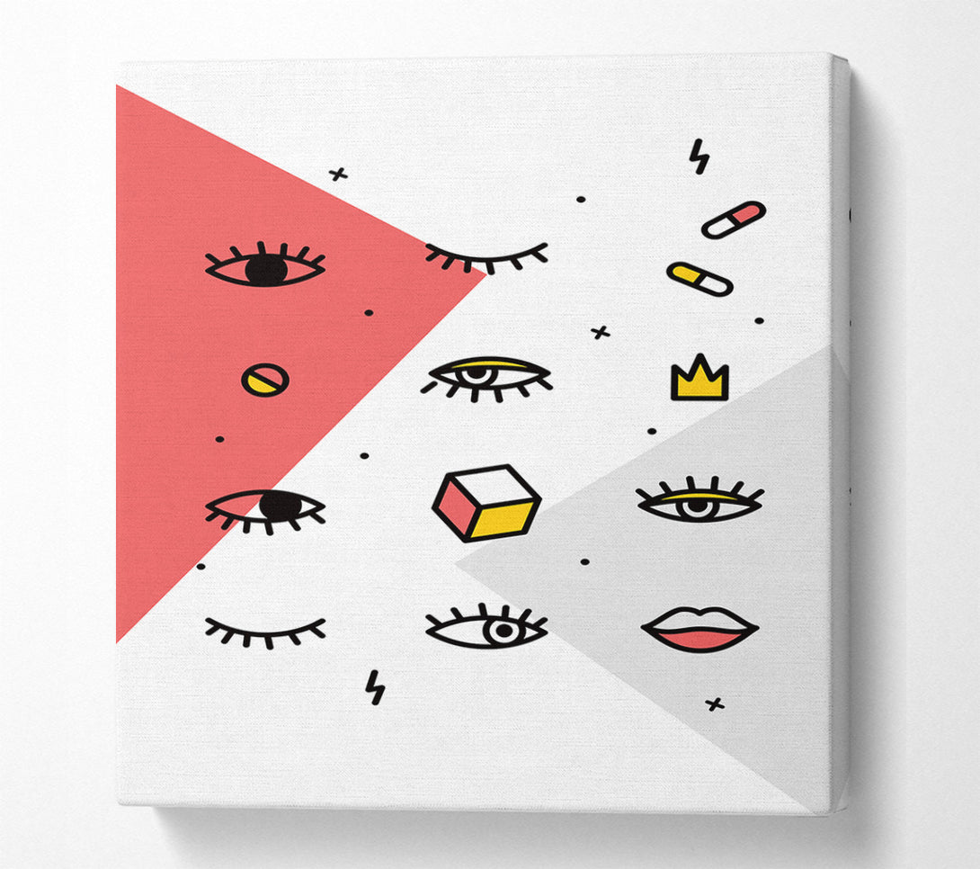  A Canvas Print of Eye Beauty Canvas Print
