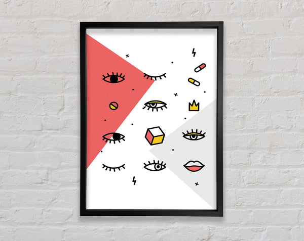 Eye Beauty Framed Print