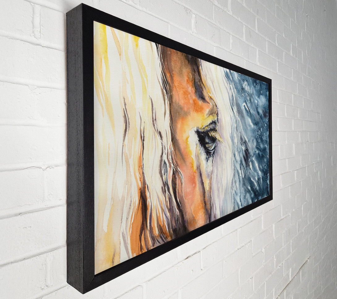 A Canvas Print of Eye Of The Horse Canvas Art
