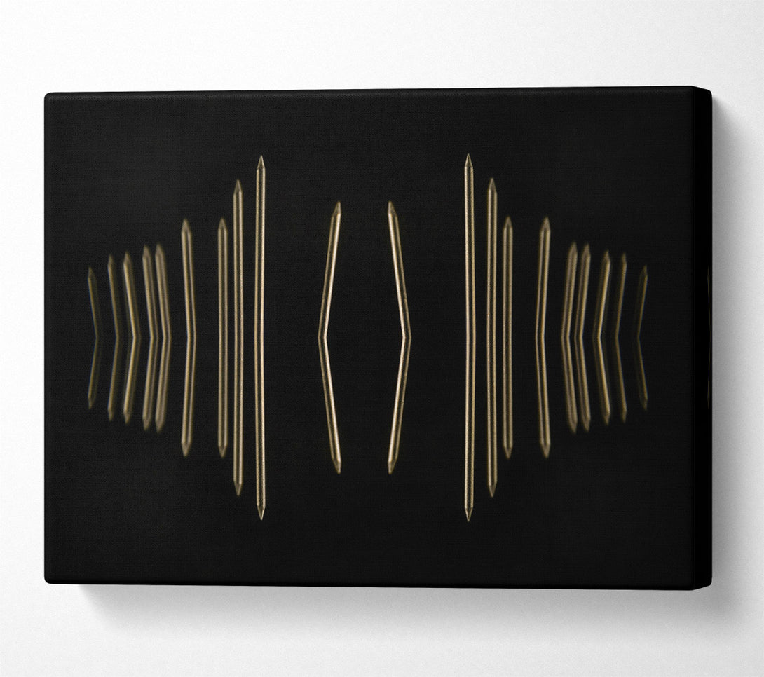  A Canvas Print of Golden Needle Reflections Canvas Art