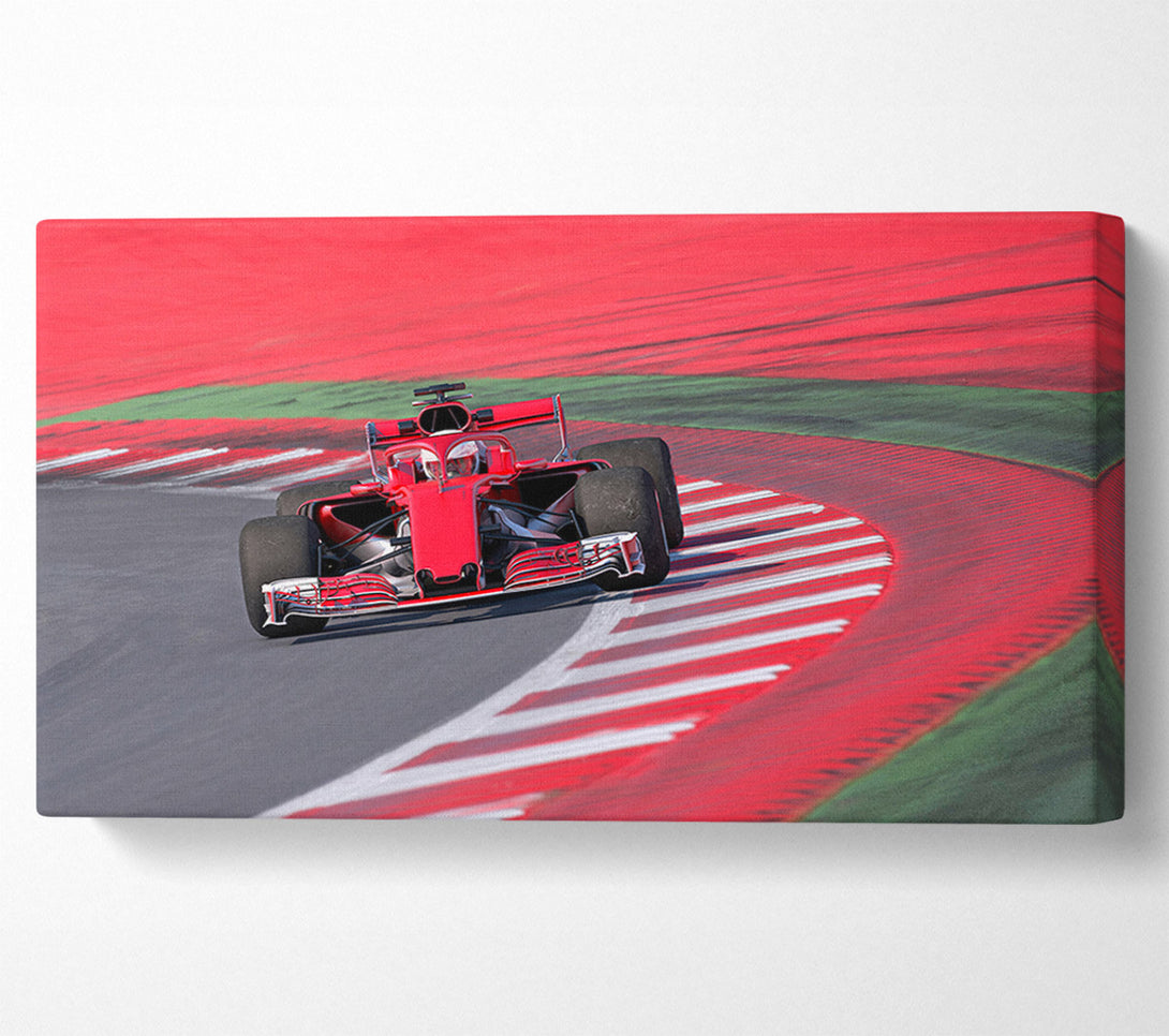  A Canvas Print of F1 Racing Canvas Wall Art