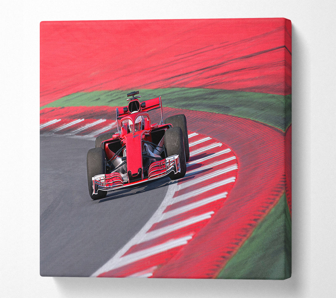  A Canvas Print of F1 Racing Canvas Wall Art