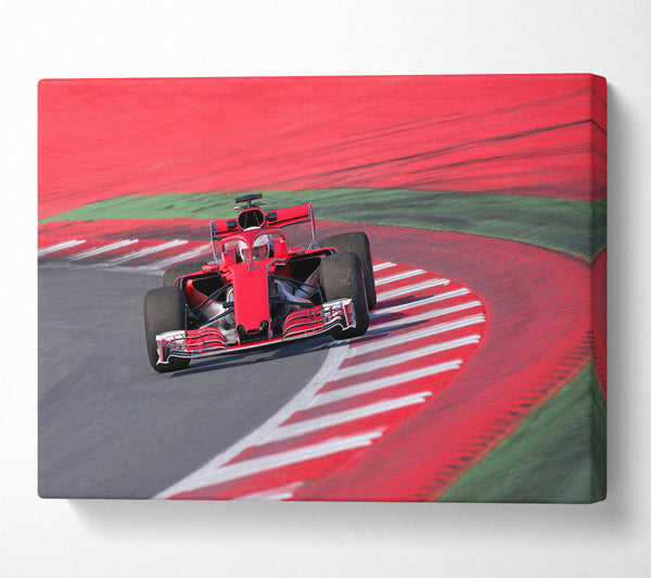 A Canvas Print of F1 Racing Canvas Wall Art