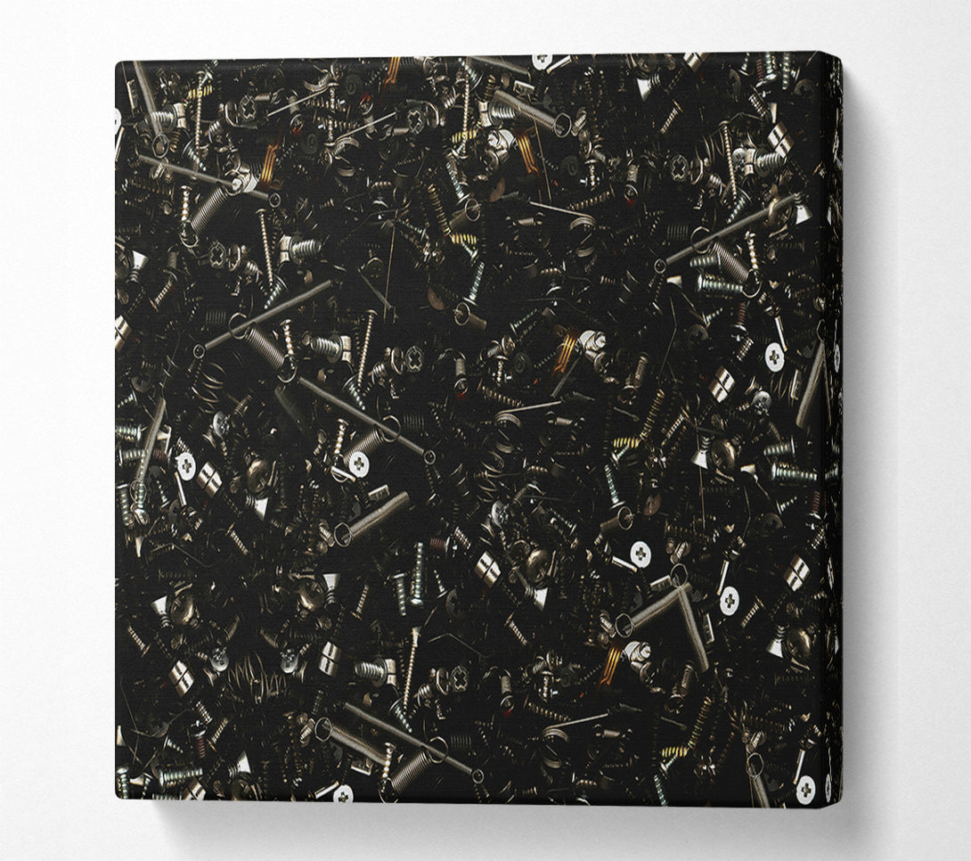  A Canvas Print of Dark Metal Chaos Canvas Wall Art