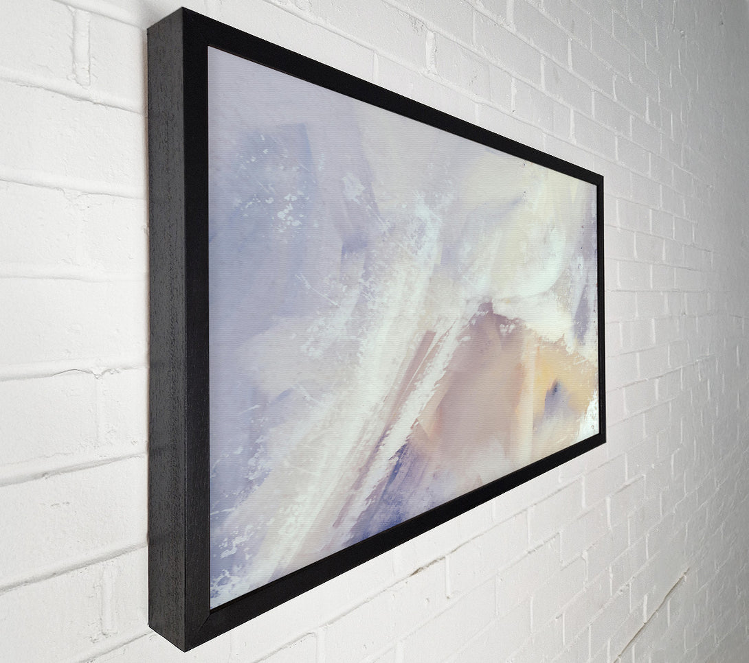  A Canvas Print of Pale Blue Abstraction Canvas Print