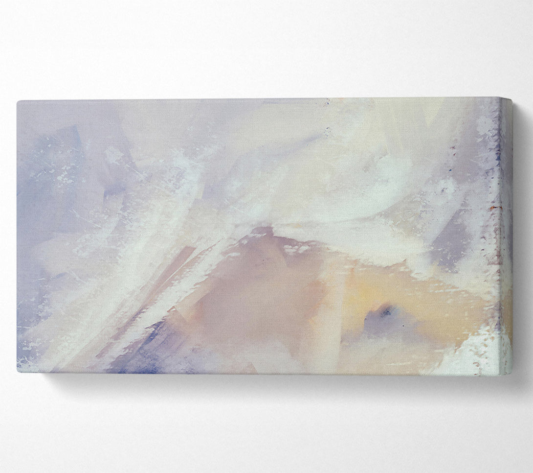  A Canvas Print of Pale Blue Abstraction Canvas Print