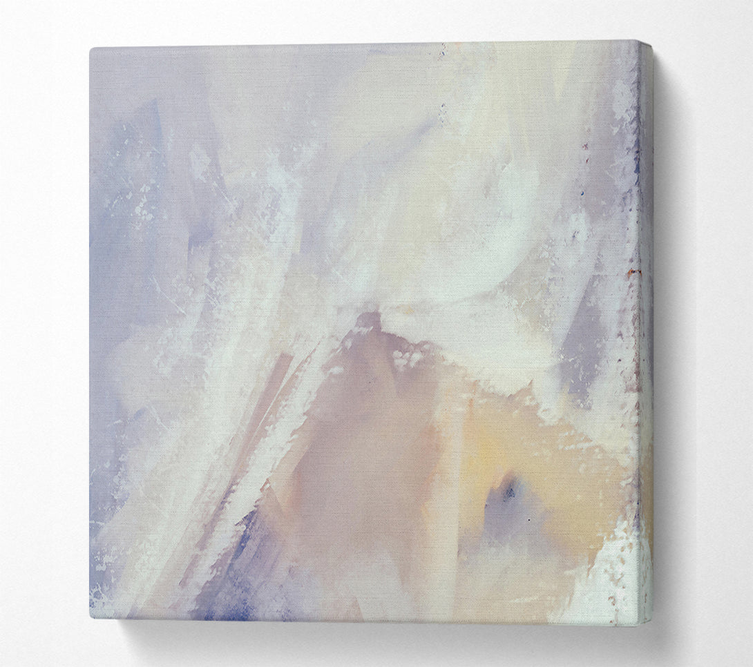  A Canvas Print of Pale Blue Abstraction Canvas Print