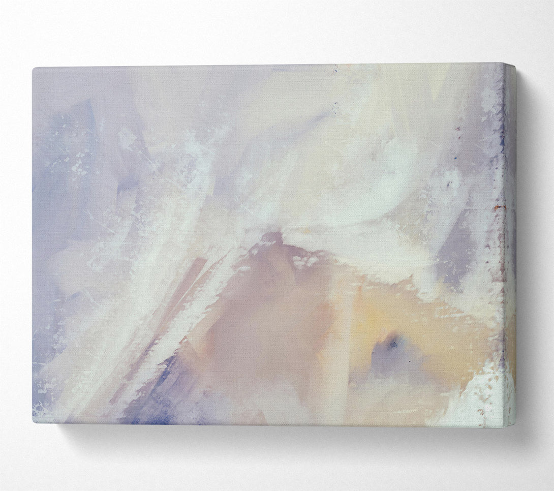  A Canvas Print of Pale Blue Abstraction Canvas Print