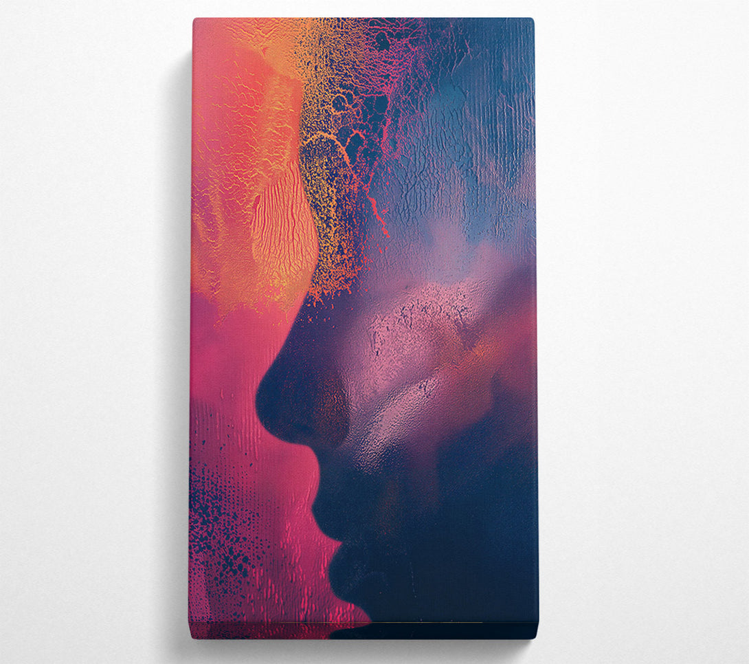  A Canvas Print of Face Gradient Canvas Print