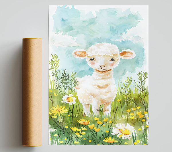 Blue Sky Lambkin Poster