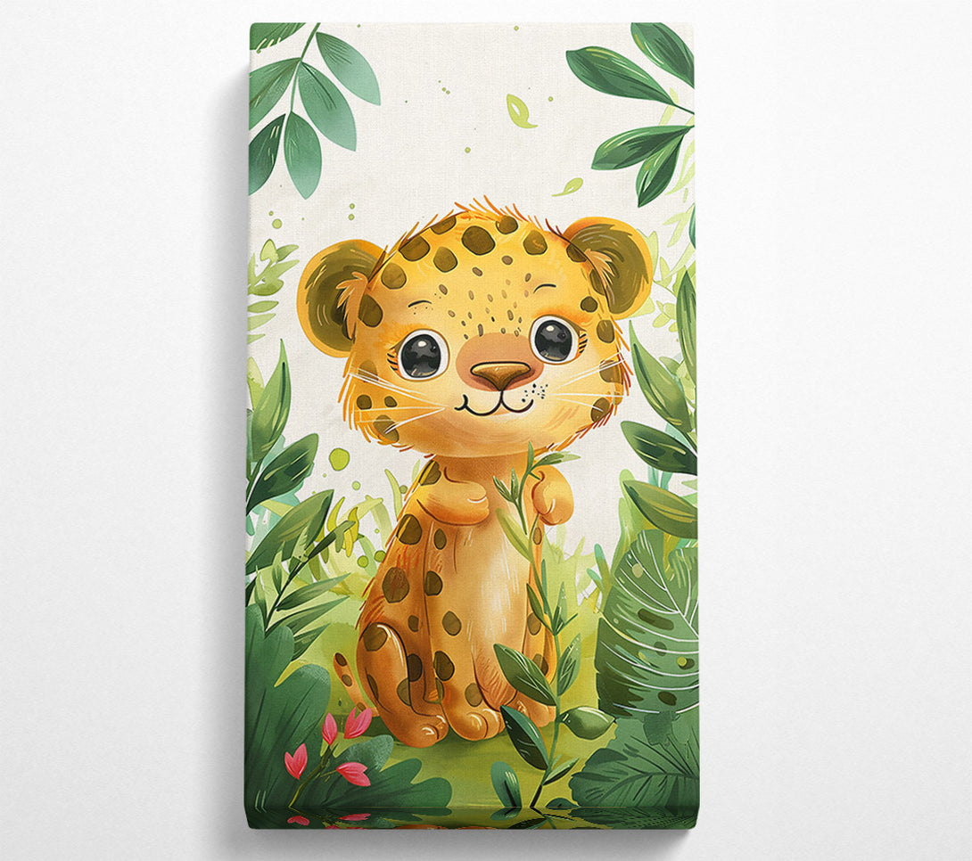  A Canvas Print of Golden Jungle Cub Canvas Art