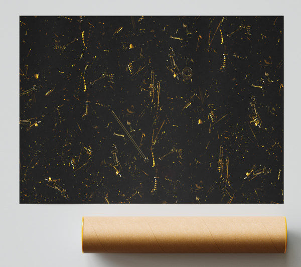 Golden Screw Symphony Poster