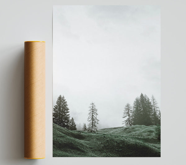 Green Mist Valley Print