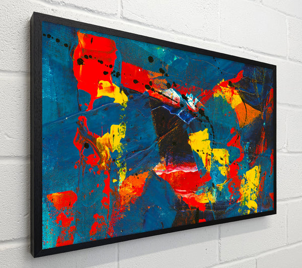 Blue And Yellow Abstract