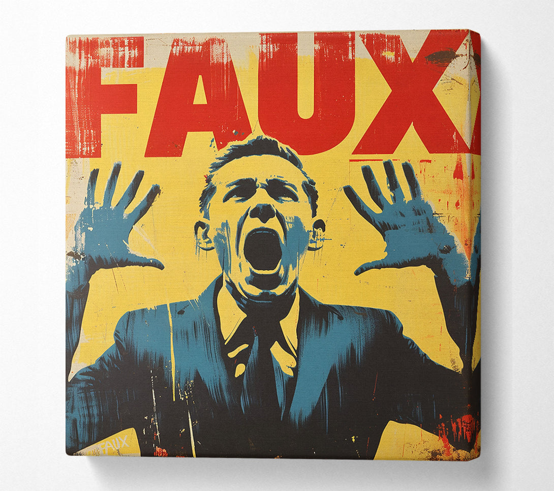  A Canvas Print of Fake News Canvas Art