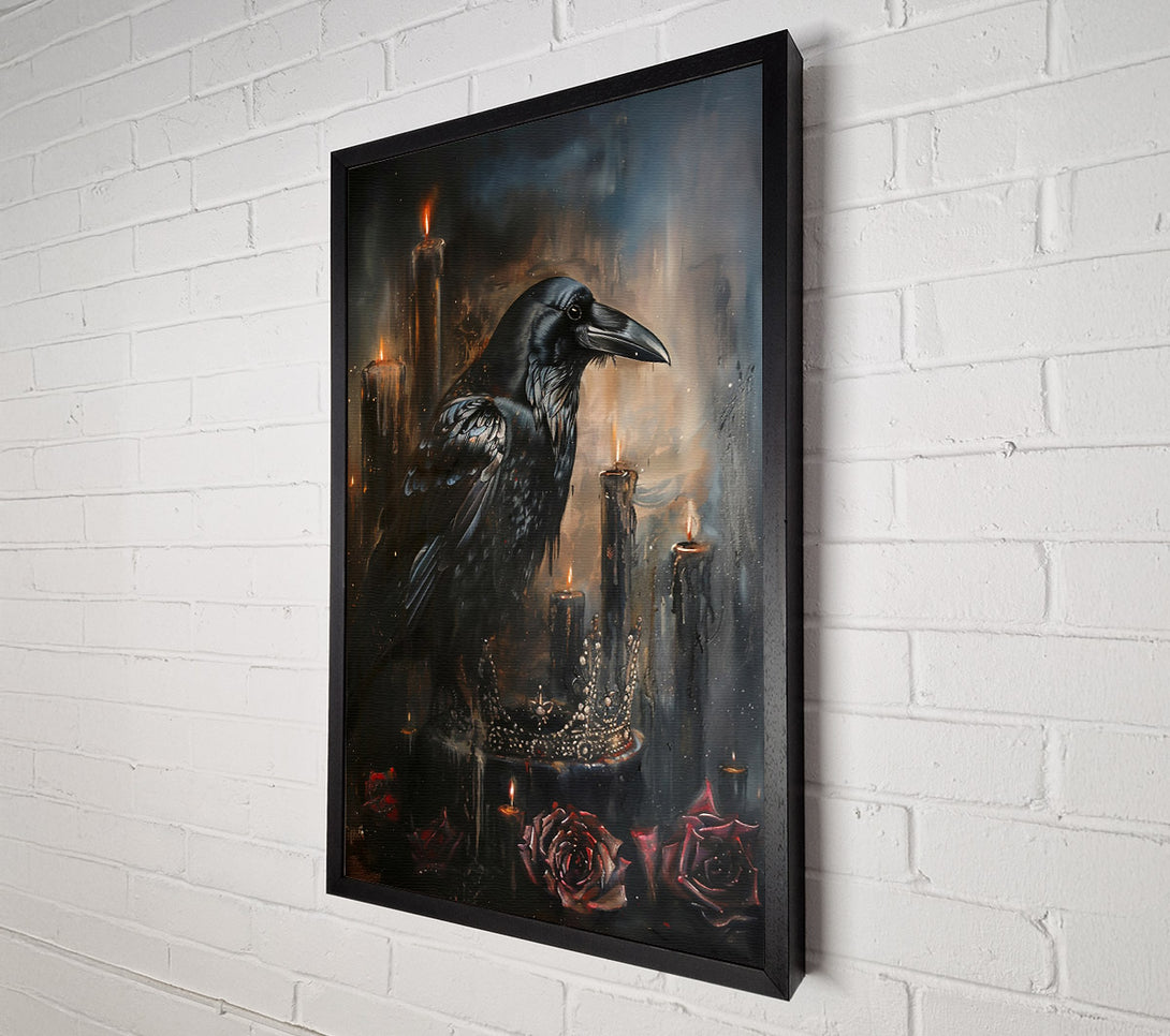  A Canvas Print of Black Raven'S Requiem Canvas Wall Art