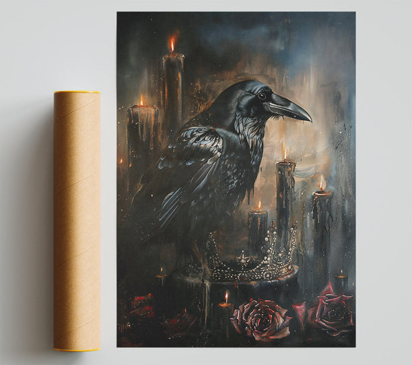 Black Raven'S Requiem Giclee Print