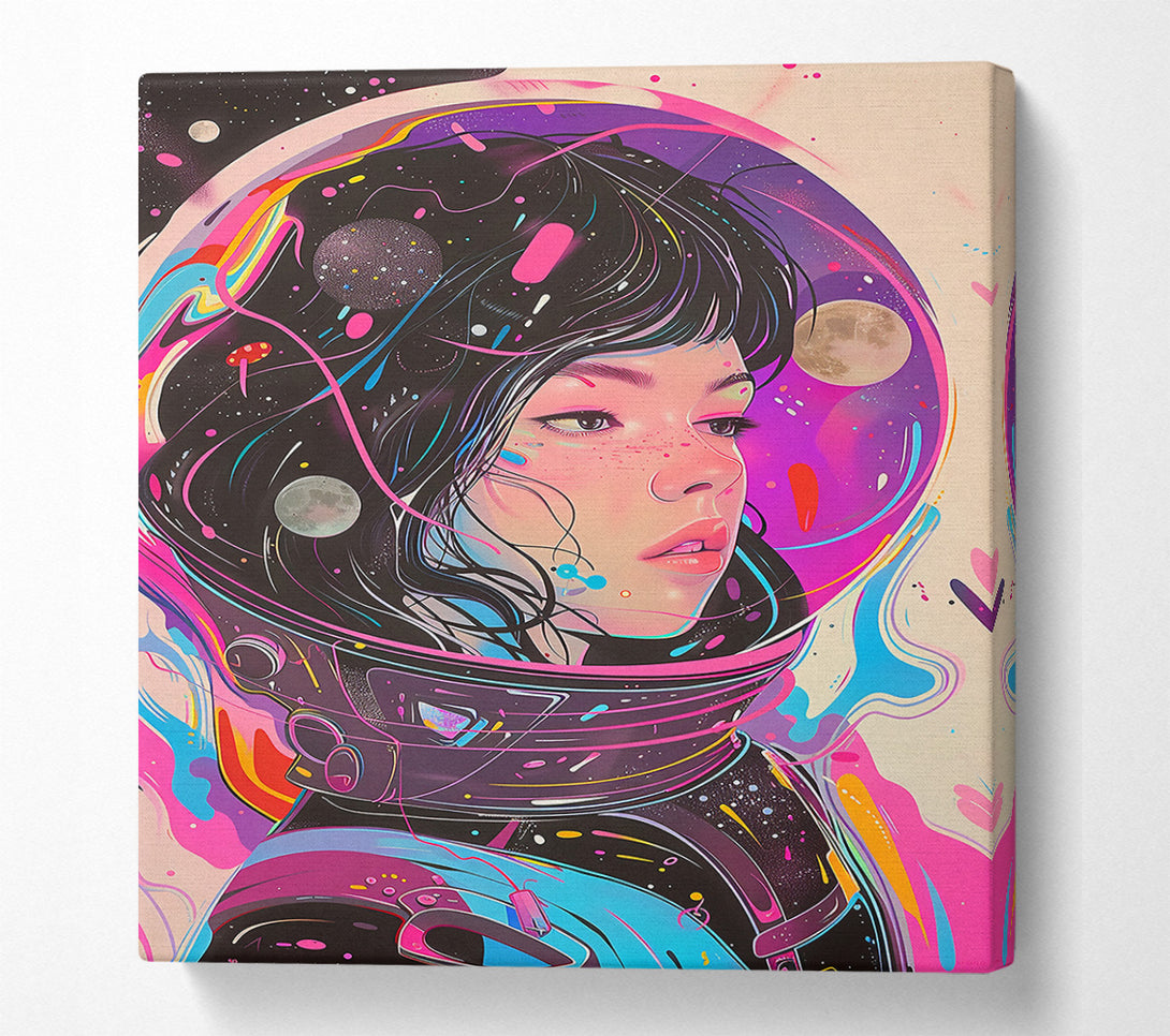  A Canvas Print of Pink Cosmic Dream Canvas Art