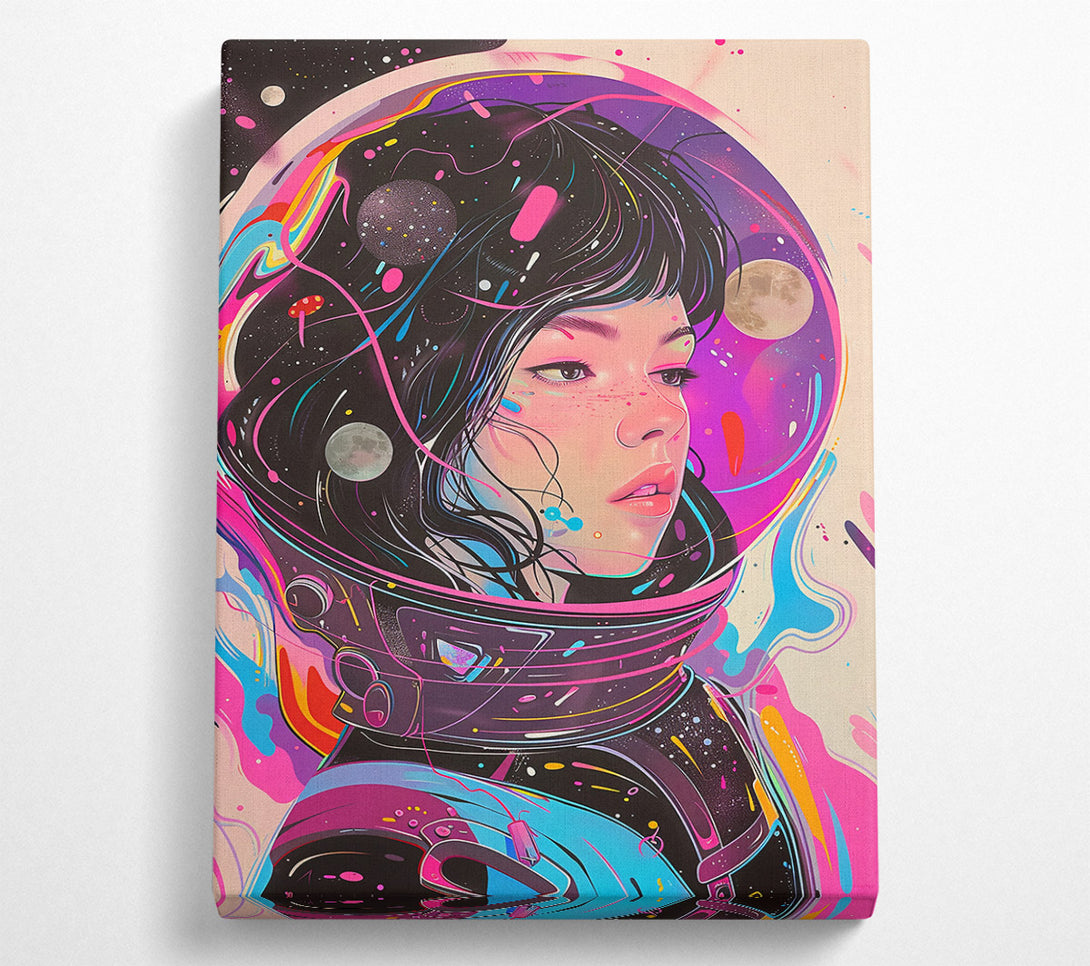  A Canvas Print of Pink Cosmic Dream Canvas Art