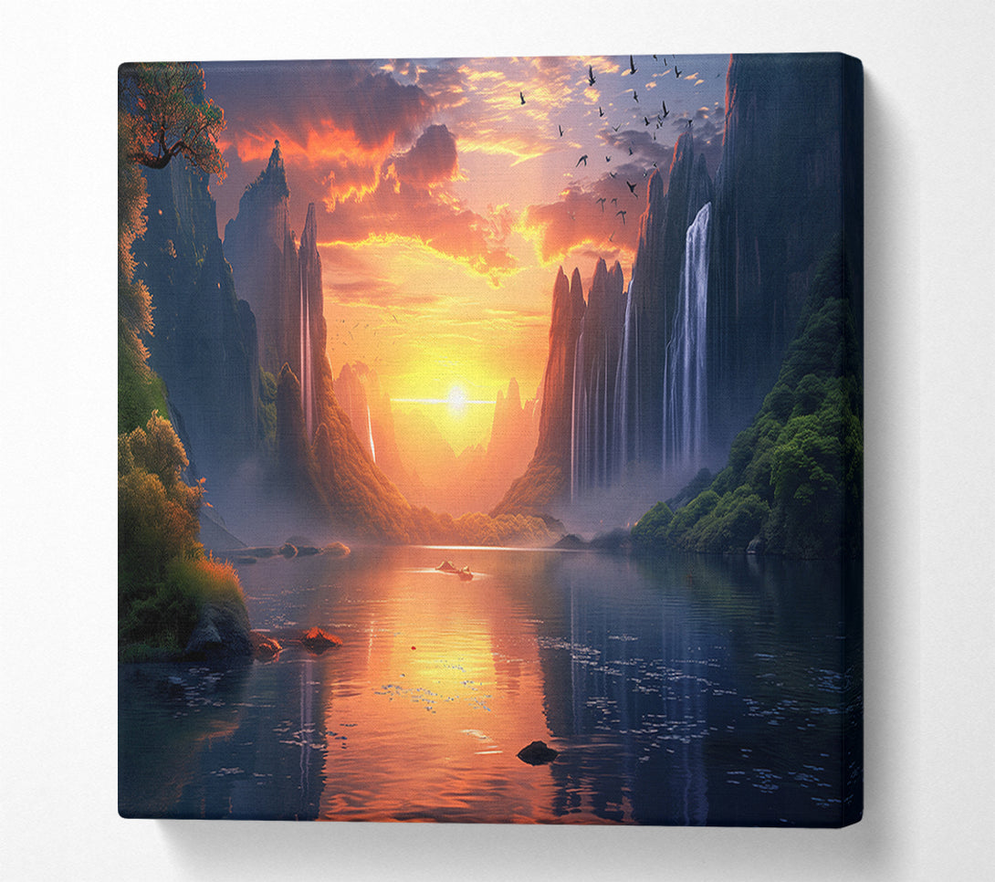  A Canvas Print of Fantasy Landscape Canvas Wall Art