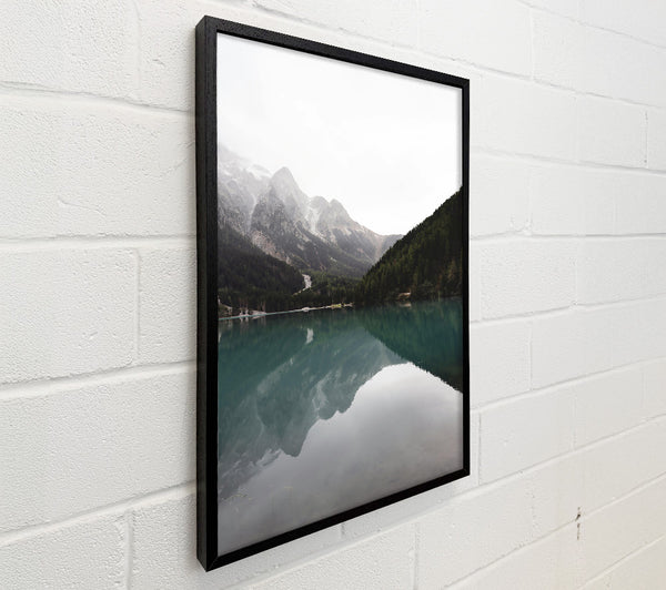 Teal Mountain Reflection