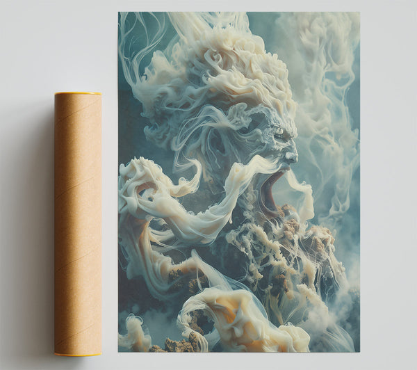 The White Scream Print