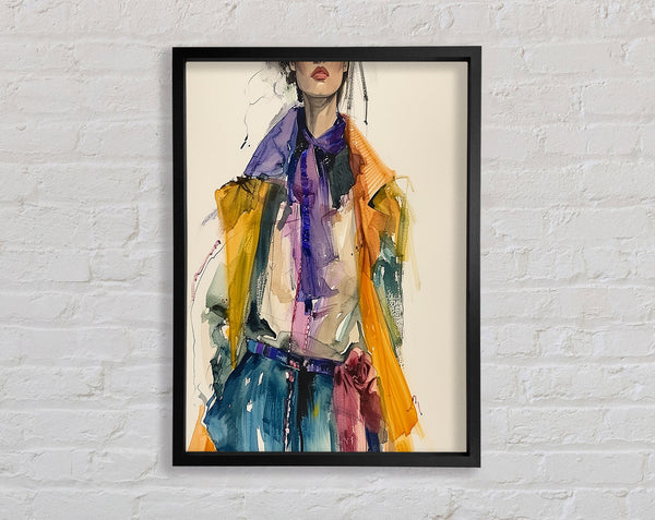 Fashion Clothes Framed Print