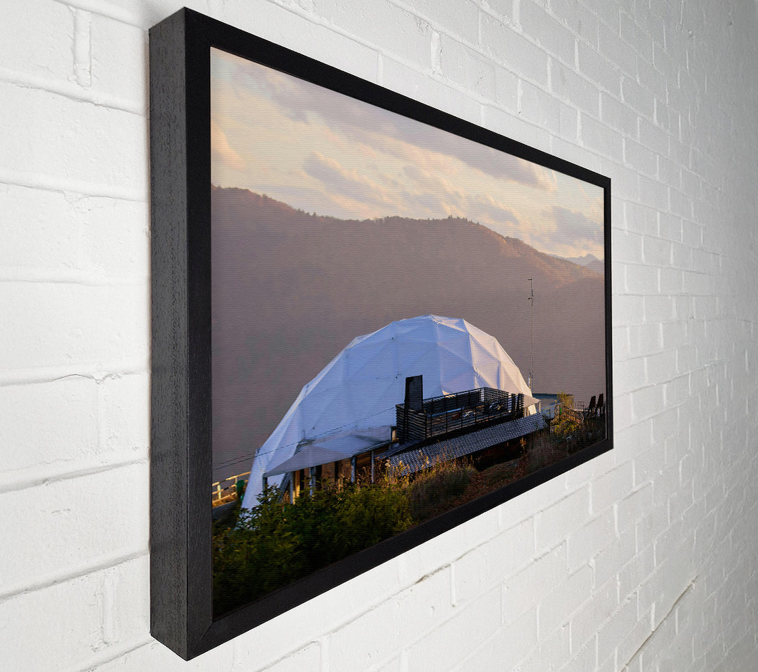  A Canvas Print of White Dome On A Hill Canvas Wall Art