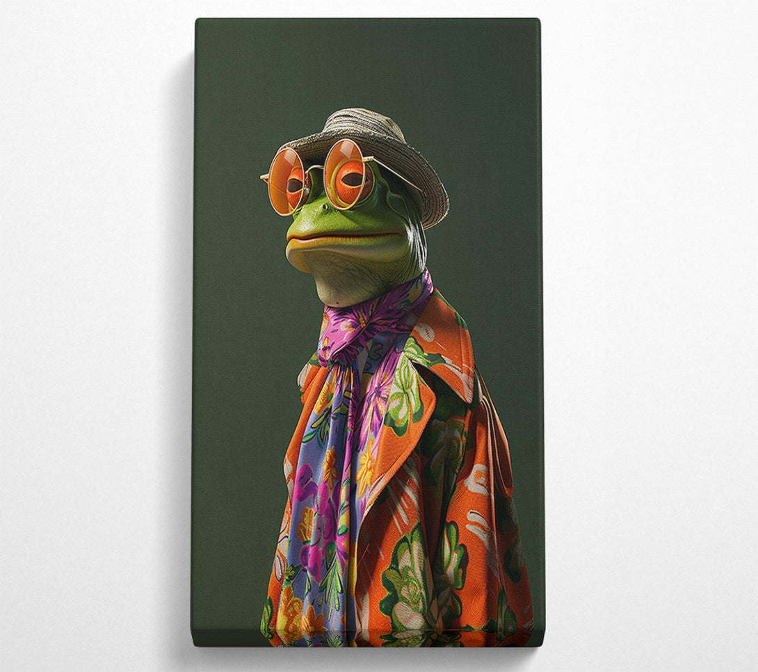  A Canvas Print of Fashion Frog Canvas Art