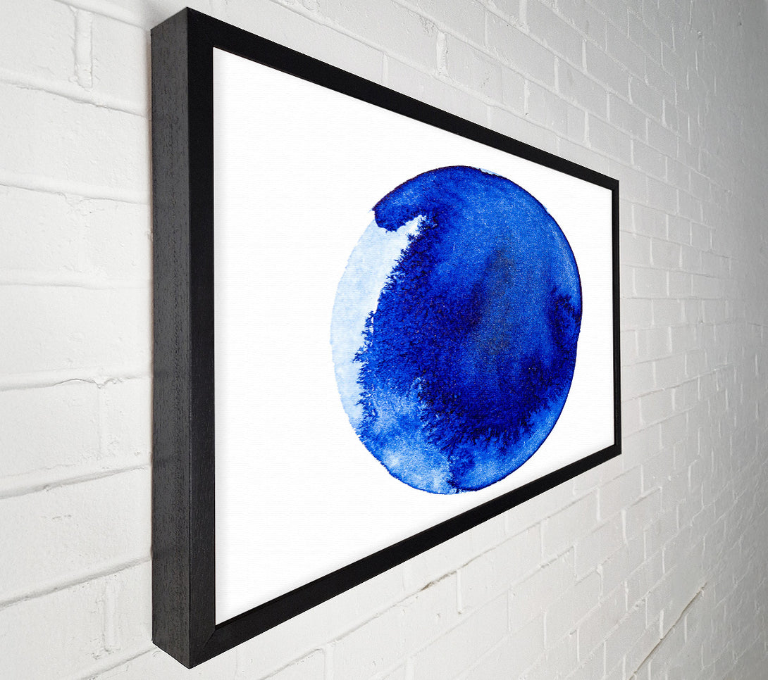  A Canvas Print of The Cobalt Circle Canvas Print