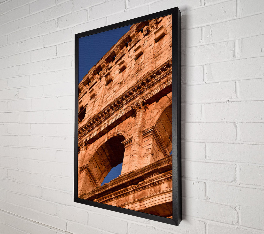  A Canvas Print of Ocher Stone Archway Canvas Art