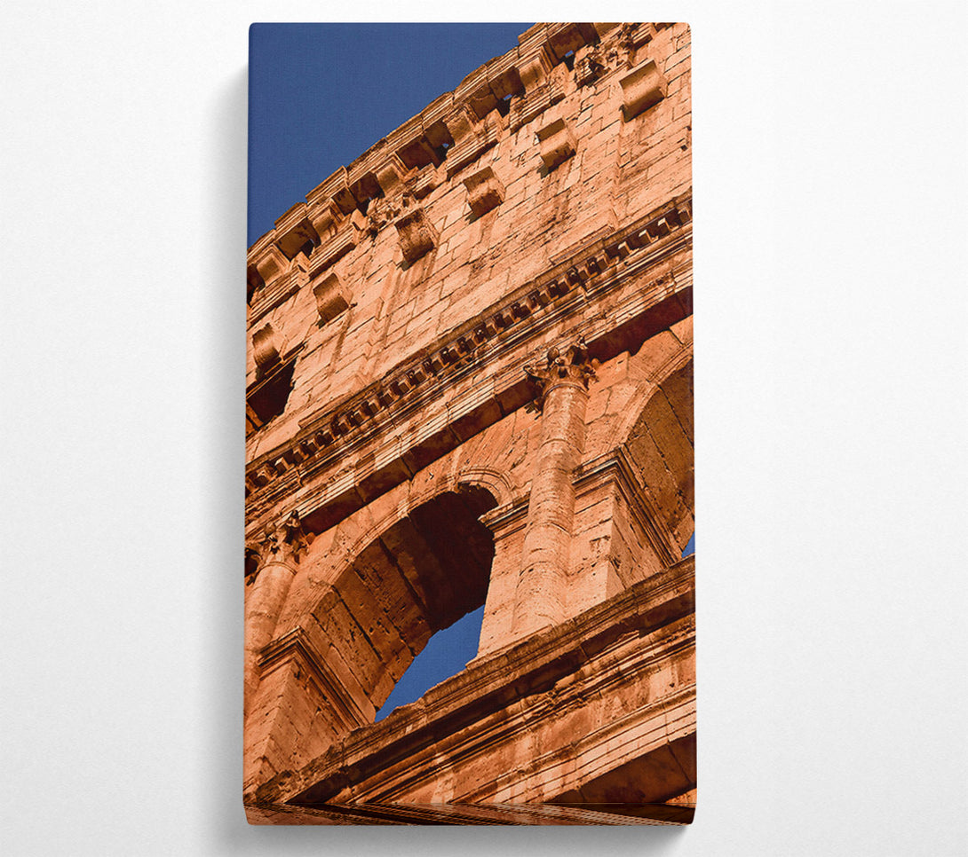  A Canvas Print of Ocher Stone Archway Canvas Art
