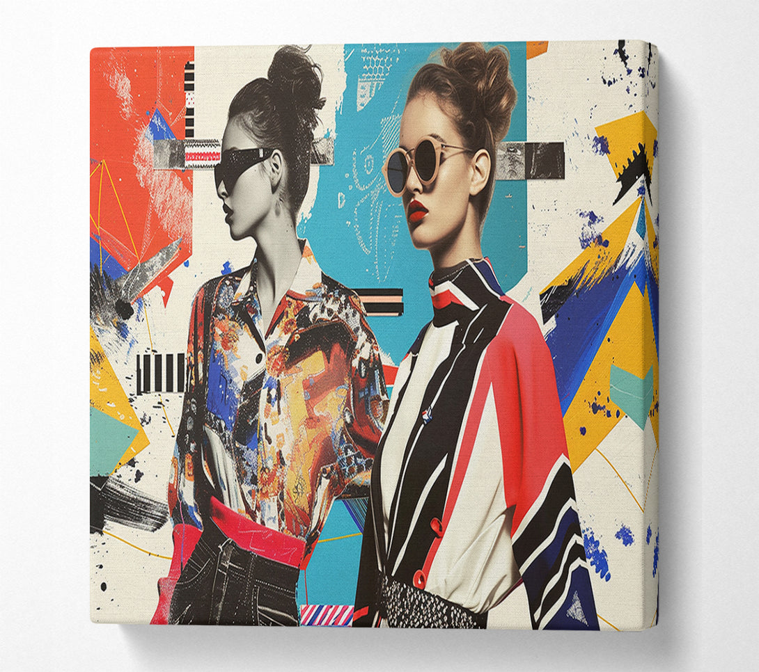  A Canvas Print of Fashion Women Canvas Print