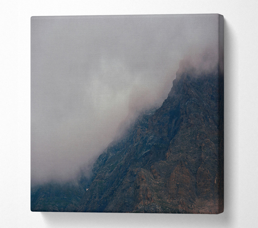  A Canvas Print of Gray Mountain Mist Canvas Print