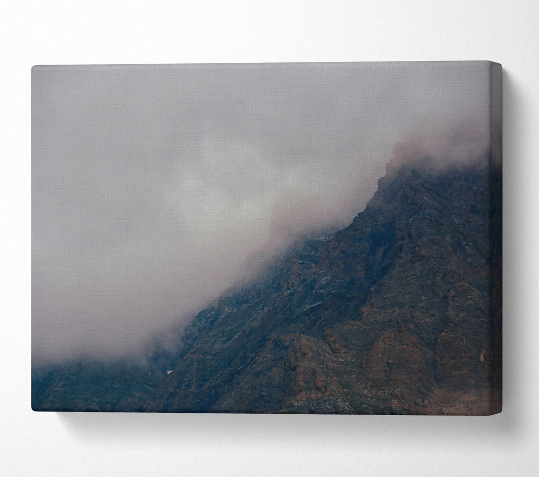  A Canvas Print of Gray Mountain Mist Canvas Print