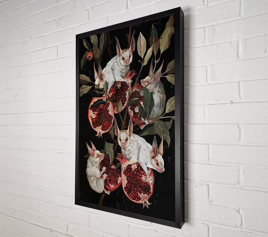  A Canvas Print of Crimson Fruit Bats Canvas Print